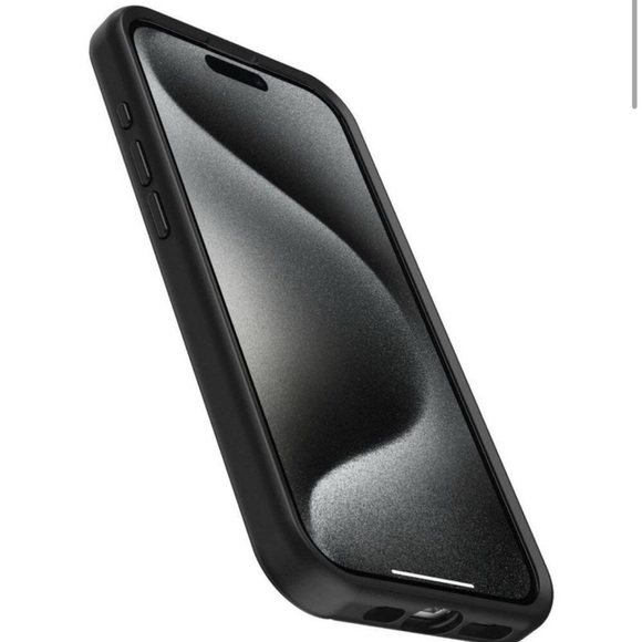 Otterbox Symmetry iPhone 15 Pro Black Phone Case New In Box - Picture 2 of 7